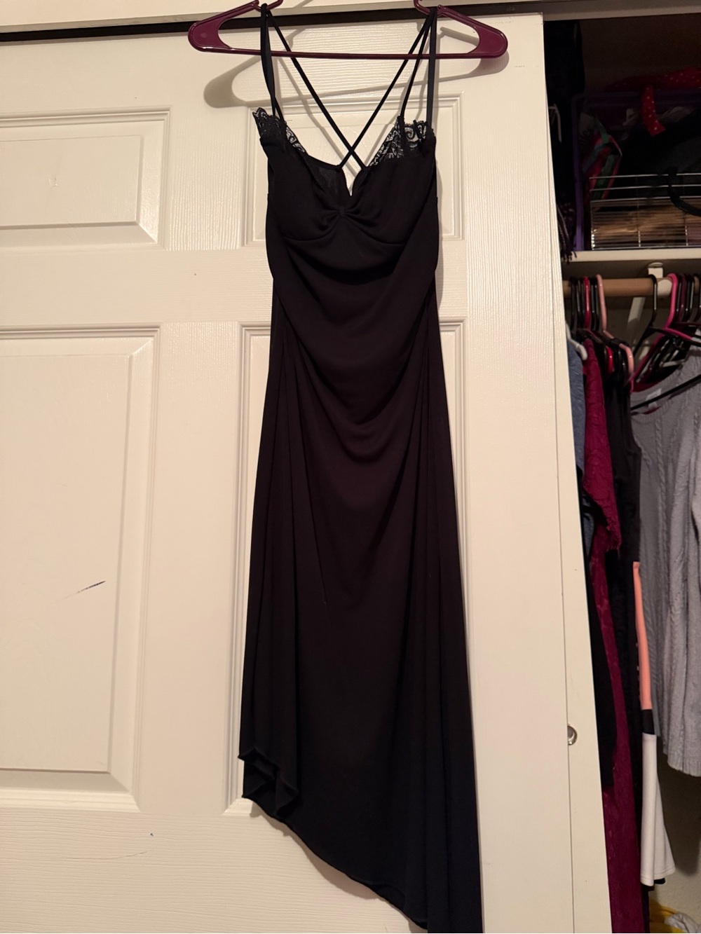 Epilogue Women’s Spaghetti Strap With Lace Trim Dress Medium GUC